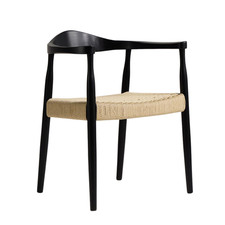 Black Mid-Century Dining Chair