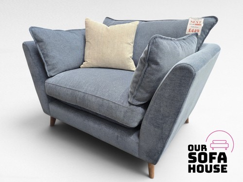 Mid blue chenille next orlo - next,