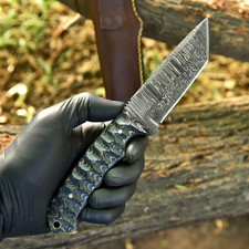 Damascus Steel Tanto Blade
