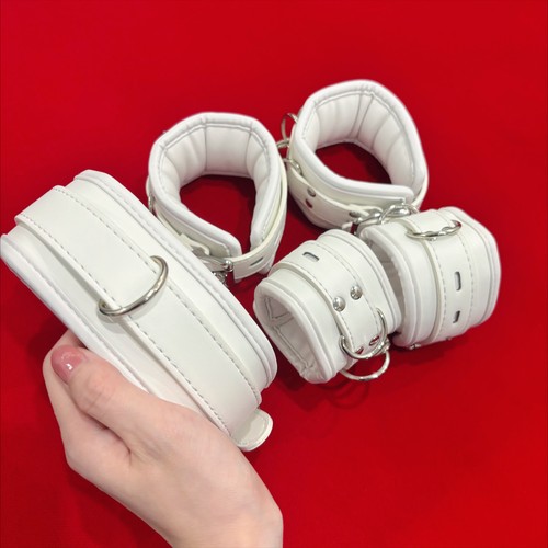 Leather bondage kit - leather,