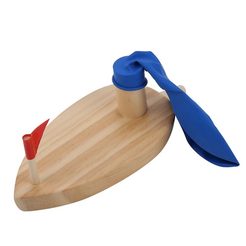 Balloon powered wooden - balloon,