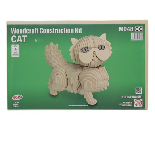 Cat woodcraft construction kit - cat,