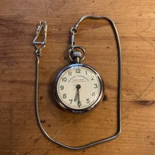 1930s Duke Railway Pocket Watch with original chain Perfect Working Order