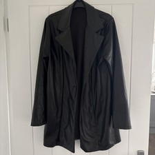 PLT Faux Leather Jacket Size