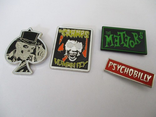 Psychobilly metal badges - 4,
