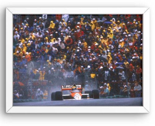 Ayrton senna framed - photo,
