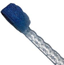 5x Yards 22mm Scalloped Flower