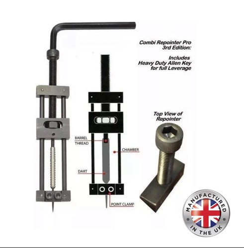 Handheld dart repointing tool - handheld,