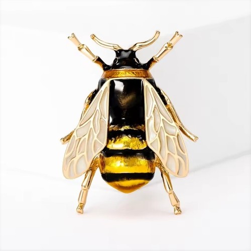 2bumble bee enamel brooch - bee,