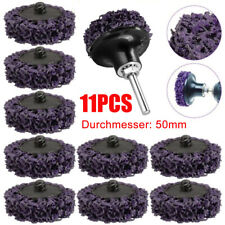 11PCS 50mm Poly Strip Disc Wheel Paint Rust Removal Clean For Angle Grinder