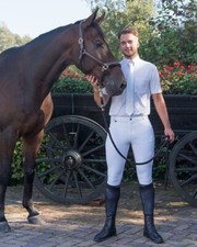 QHP Mens White Breeches with