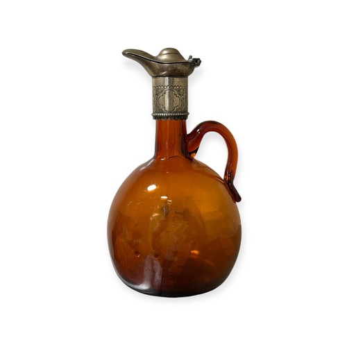 Antique amber glass - antique,