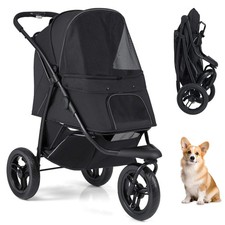 3-Wheel Pet Stroller for Small