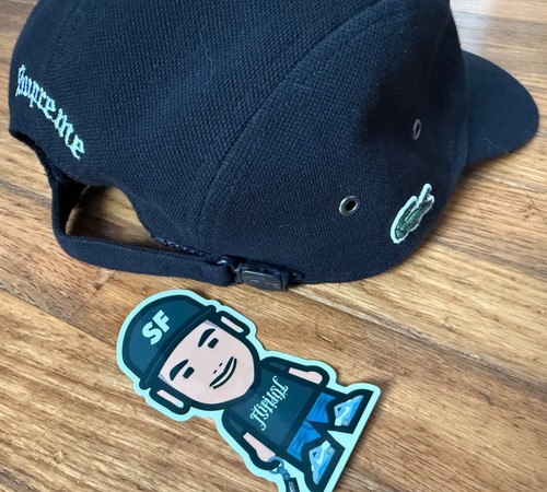 Lacoste supreme black pique - black,