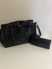 DKNY large Black Leather Bag