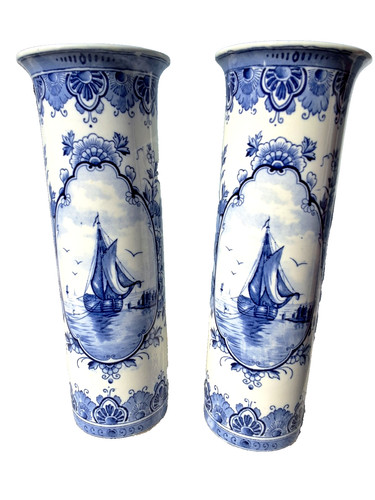 Pair antique vintage dutch - antique,