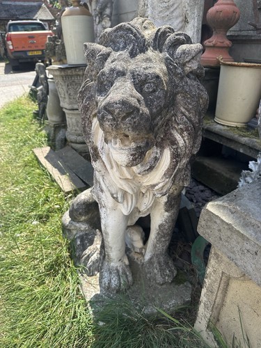 Large lion statues for garden - large,