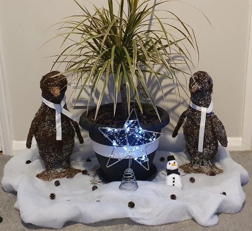 Christmas snow blanket 90cm - snow,