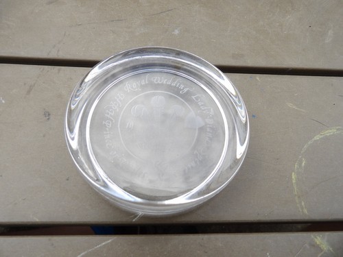 Vintage glass paperweight