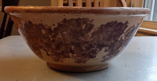 Redware bowl primitive - bowl,