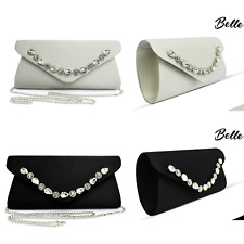 Women Satin Clutch Bags Bridal