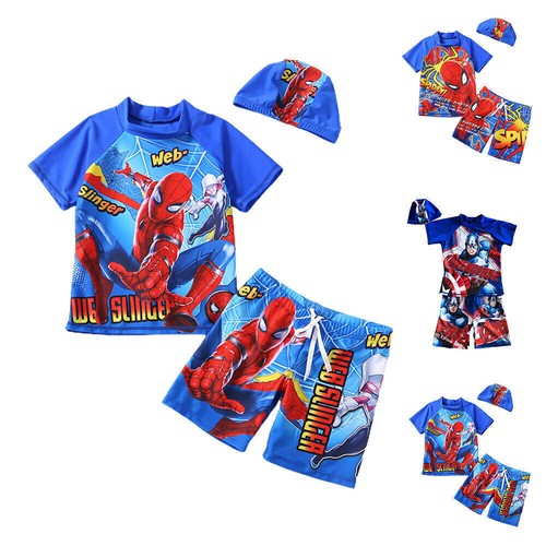 Kids boys spiderman swimwear - spiderman,
