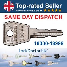 LockDoctor.Biz Steel Office Furniture L&F Desk Pedestal Key Range (18000-18999)