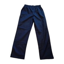 Chefs Clothing Black Trousers Small 30/32" 44" Long New By Whites Charity Sale