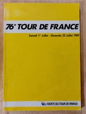 Original 1989 Tour De France Roadbook Livre De Route. LeMond Fignon 