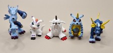 Vintage Digimon Mini Figures H-T Bandai 1.5 Digital Monsters Bundle Job Lot x 5