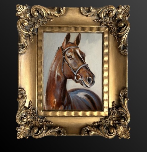 Framed original oil painting - original,