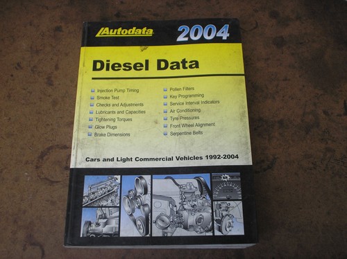Autodata diesil data 1992-2004