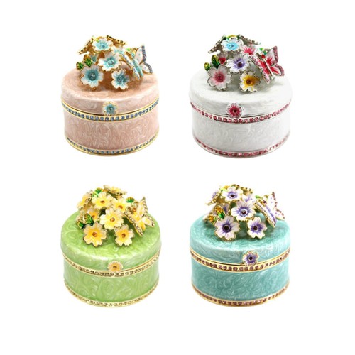Mini jewelry box hand painted - jewelry,