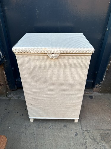 Laundry basket woven white - basket,