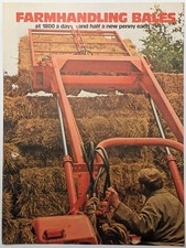 Original Farmhand Bale Accumulator, Bale Fork & F11 Super Loader Brochure