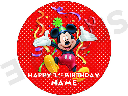 Mickey mouse personalised - mickey,