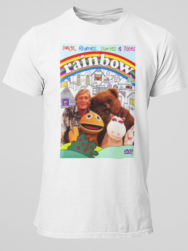 Rainbow shirt retro - t,