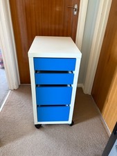 Ikea Micke blue and white 4