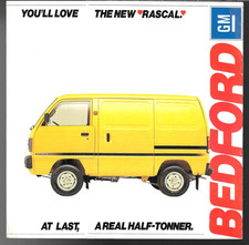 Bedford Rascal 1986 UK Market