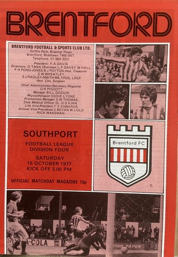 Brentford southport - v,