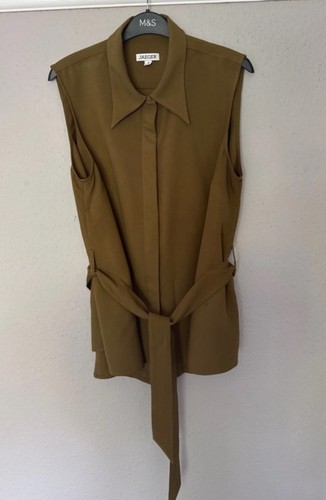 Jaeger size khaki blouse - jaeger,