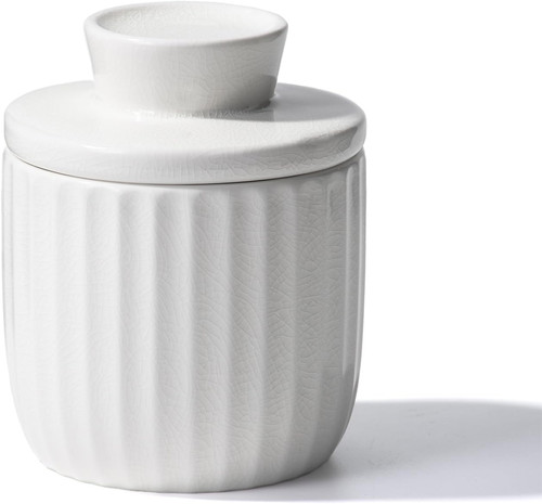 French butter dish ceramic - butter, dish,