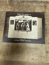 How To Make A National Savings Puppet Theatre 1950s