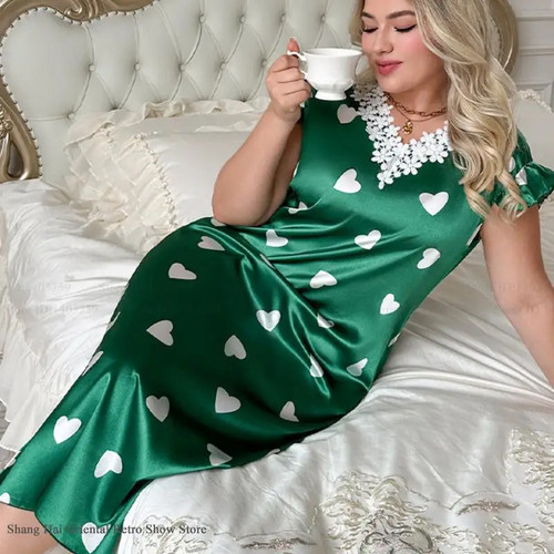 Plus size long - long, sleepwea