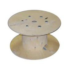 LARGE PLYWOOD CABLE DRUM, 74CM