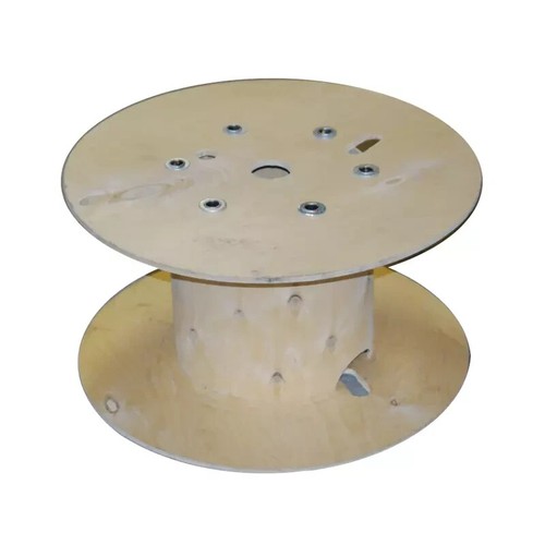 Large plywood cable drum - cable, drum,