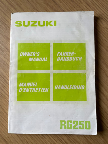 Suzuki rg250 gamma rg250g 1986 - rg250,