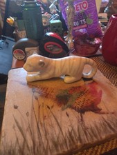 Vintage USSR Porcelain White Tiger Excellent Condition Made In USSR