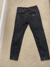 Zara Mens Skinny Black Jeans