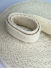 1" Flat Lamp Wick 25mm Cotton